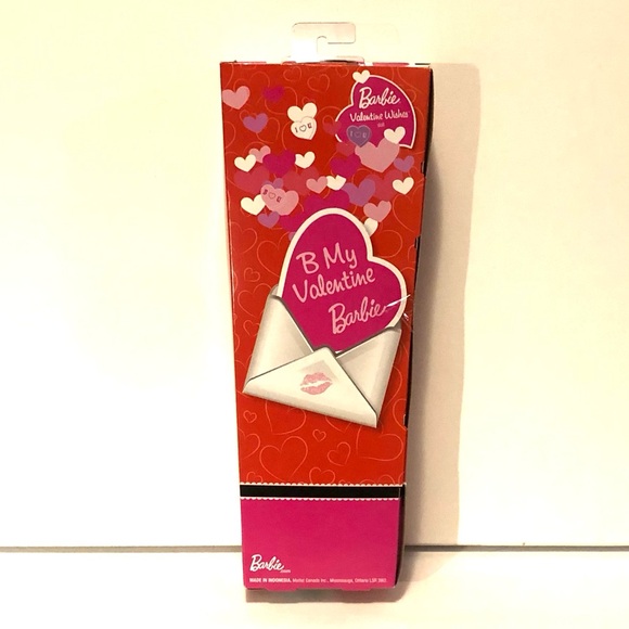 Barbie Valentine Wishes Blonde Barrette For U Grocery Exclusive Doll c. 2009 NIB - Picture 11 of 17